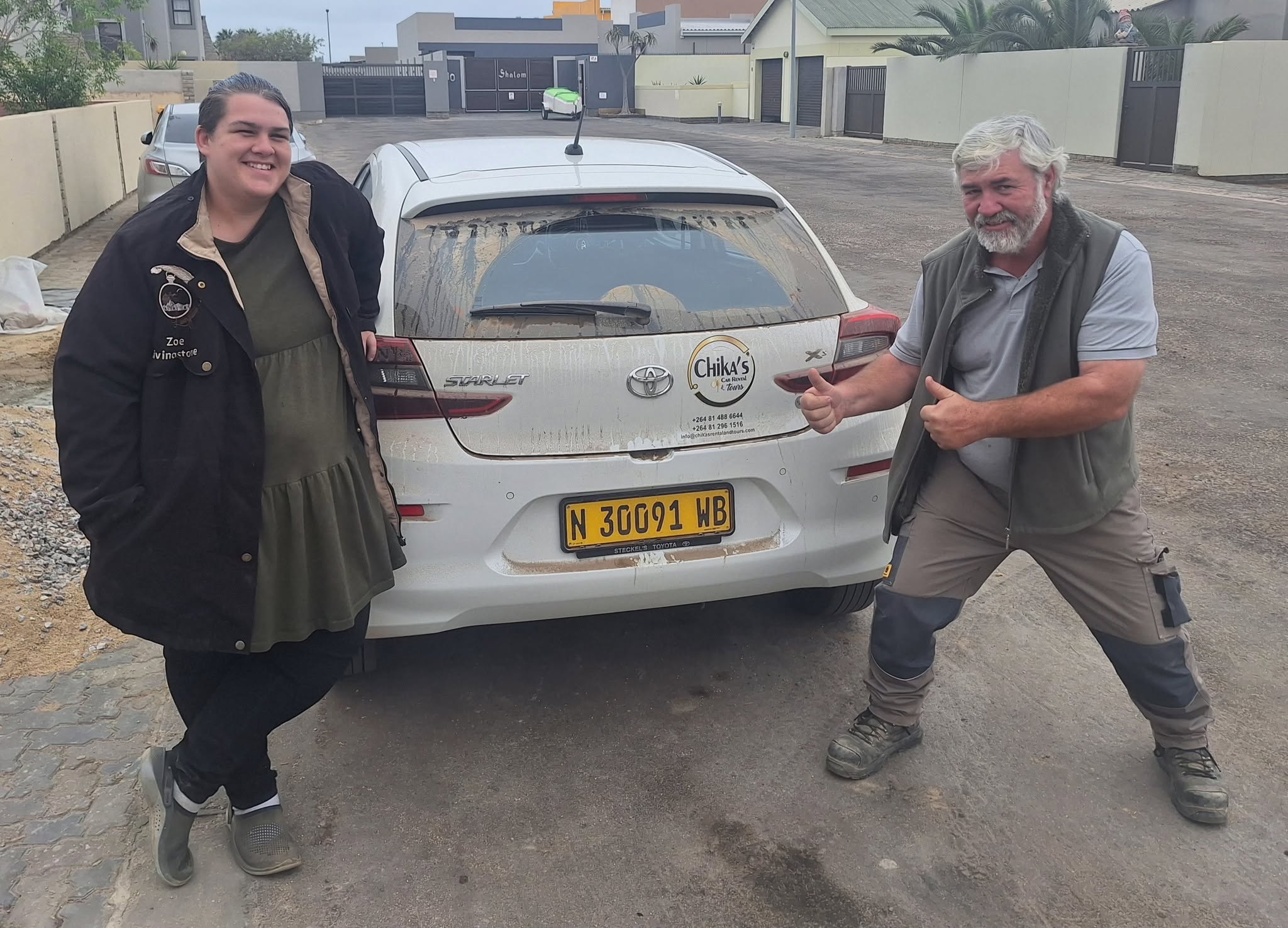 Customers with a Chika's Toyota Starlet
